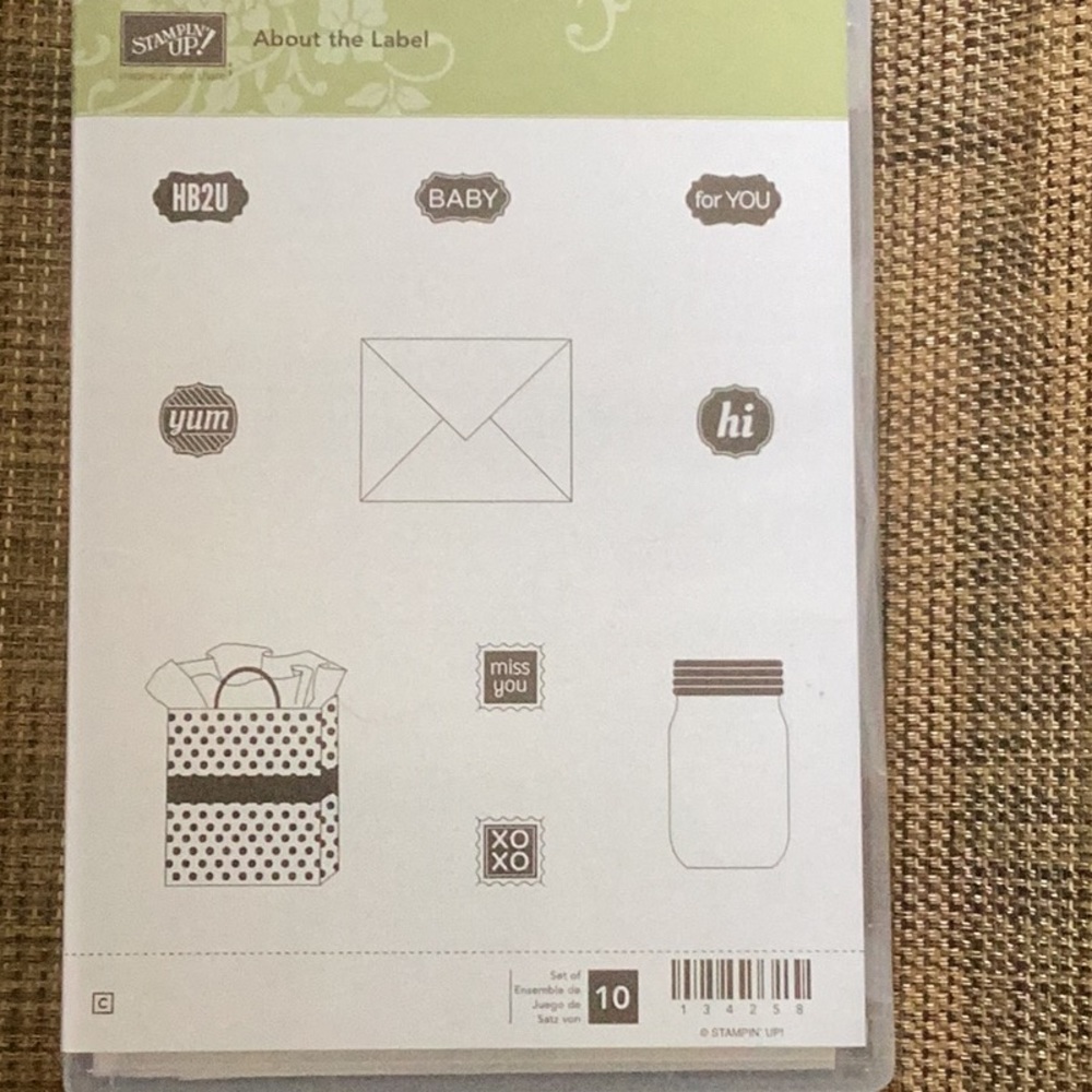 NEW STAMPIN UP! SET ABOUT THE LABEL